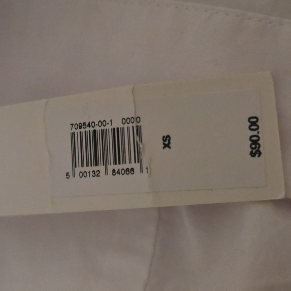 NWT Banana Republic Oversized White Popover Top - Picture 6 of 6